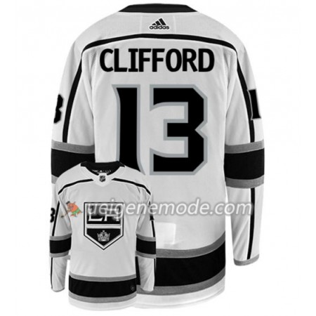 Herren Eishockey Los Angeles Kings Trikot KYLE CLIFFORD 13 Adidas Weiß Authentic